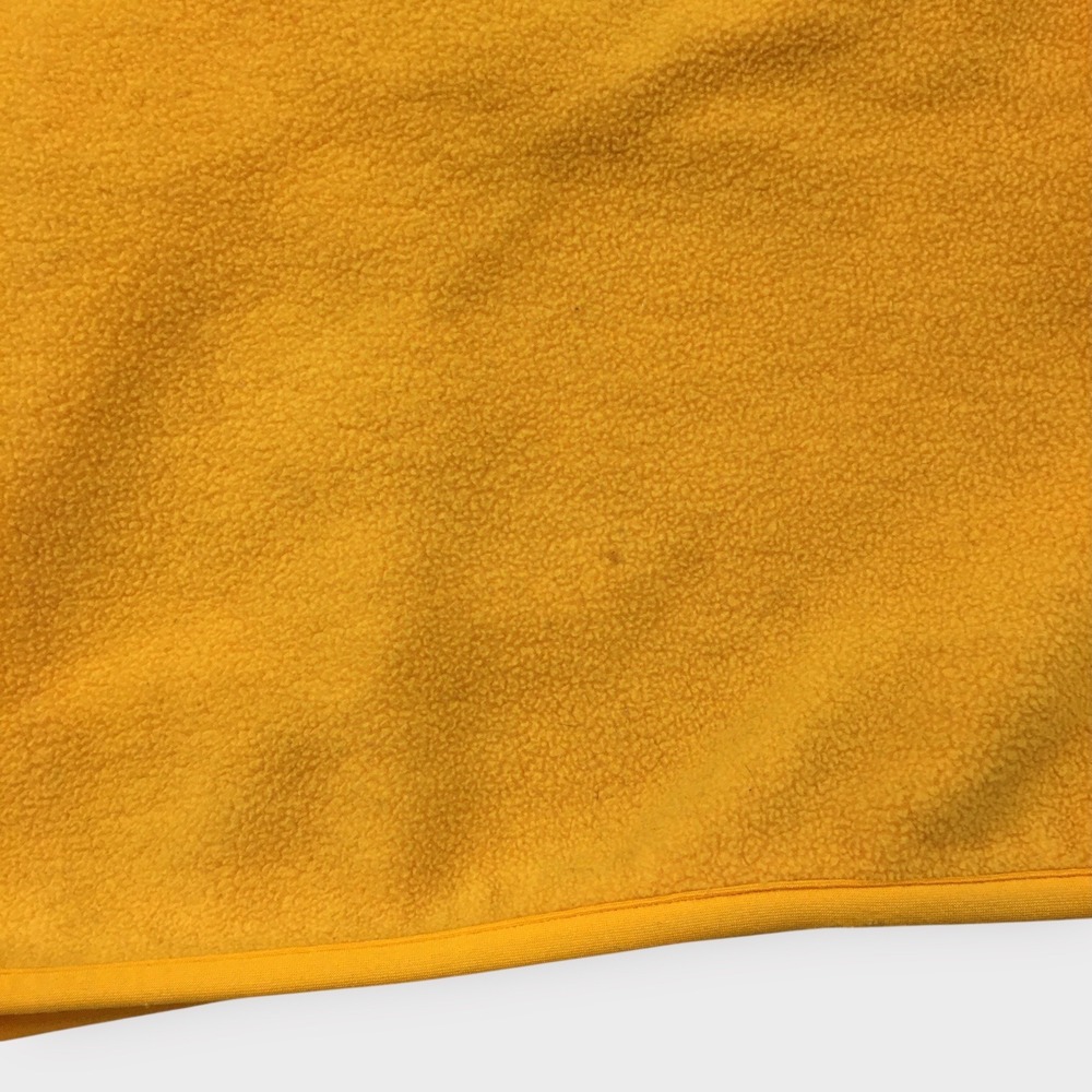 VINTAGE Patagonia Fleece Snap T Neck Pullover Jacket Yellow Men's Size S (SPOTS) - Picture 4 of 10